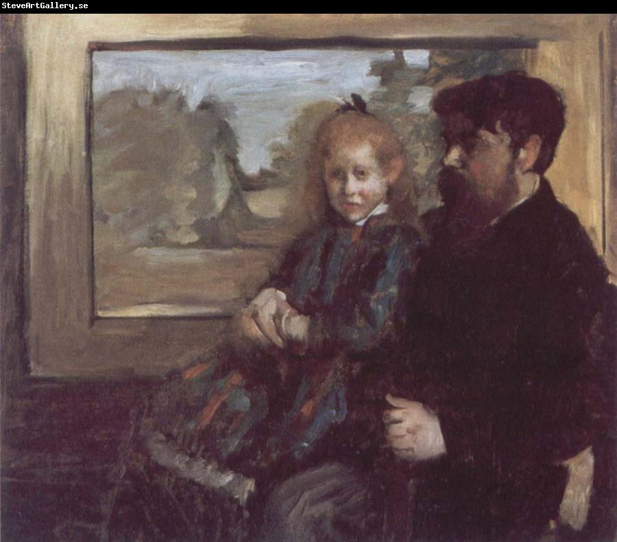 Edouard Manet Helene Rouart on her Father-s Knee